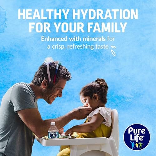 Pure Life Purified Water Bottles, 24 Pack - Still Bottled Water Enhanced with Minerals for a Crisp Taste, Plastic Bottles - 8 Fl Oz thumbnail 3