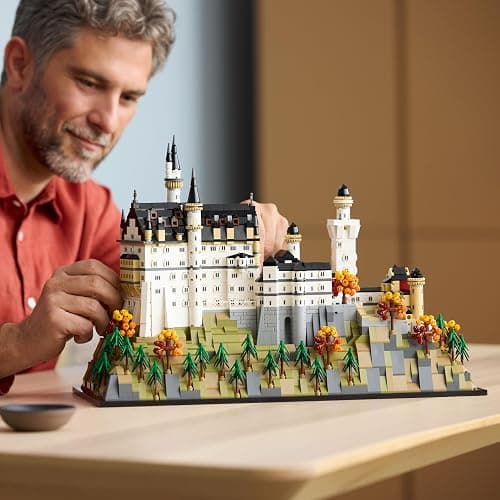 LEGO Architecture Neuschwanstein Castle Building Set - Collectible Bavarian Castle Model Kit for Arts & Crafts - Building Blocks for Adults, Ages 18+ - Gifts for Men and Women - 21063 thumbnail 3