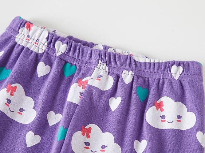 Babyroom Girls Matching Doll&Toddler 4 Piece Cotton Pajamas Toddler Christmas Sleepwear thumbnail 6