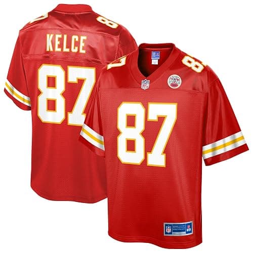 NFL PRO LINE Men's Travis Kelce Red Kansas City Chiefs Team Jersey - Image 1