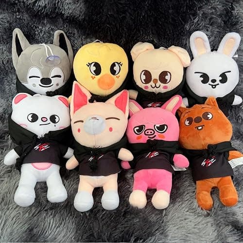 RHEETADA 8 PCS Skzoo Plushies Stray Kids Plush Doll for Fans and Friends Soft Stuffed Animal Figure Doll for Kids and Adults Birthday Choice(Style A) thumbnail 6