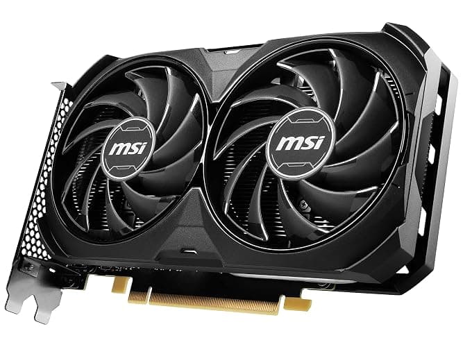 MSI Gaming GeForce RTX 4060 Ti 8GB GDRR6 Extreme Clock: 2580 MHz 128-Bit HDMI/DP Nvlink TORX Fan 4.0 Ada Lovelace Architecture Graphics Card (RTX 4060 Ti Ventus 2X Black 8G OC) thumbnail 6