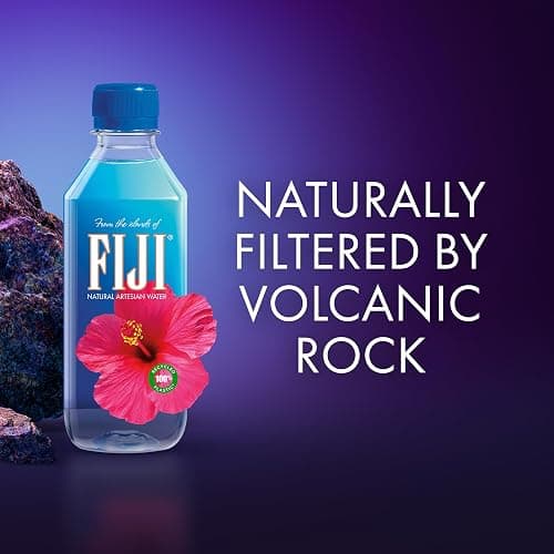 FIJI Natural Artesian Bottled Water 330mL / 11.15 Fl Ounce (Pack of 24) - 100% Natural Electrolytes - NEW thumbnail 8