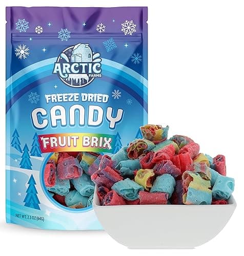 Arctic Farms Freeze Dried Candy Fruit Roll Bagged and Boxed (Assorted Flavors) (2.3oz) (Assorted Brix) - Assorted Brix - 2.3oz