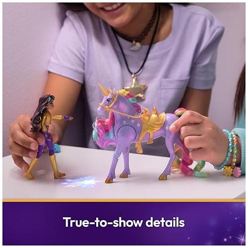 Unicorn Academy, Sophia & Light Magic Wildstar with Rainbow Light-up Effects, Dolls & Unicorn Toys for Girls, Gifts & Stocking Stuffers for Ages 4 and up thumbnail 7
