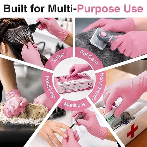 Schneider Medical Nitrile Exam Gloves, 4-mil Medical Gloves Disposable Latex Free, Powder Free, Food Safe Glove thumbnail 6