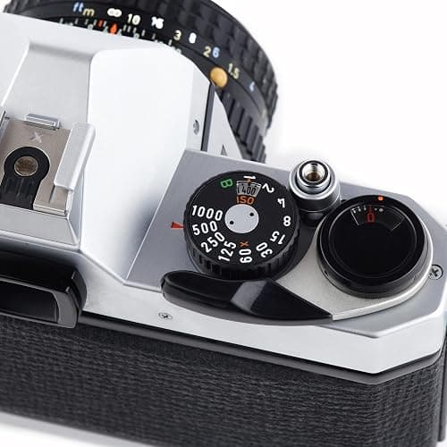 Pentax K1000 Manual Focus SLR Film Camera with Pentax 50mm Lens (Renewed) thumbnail 5