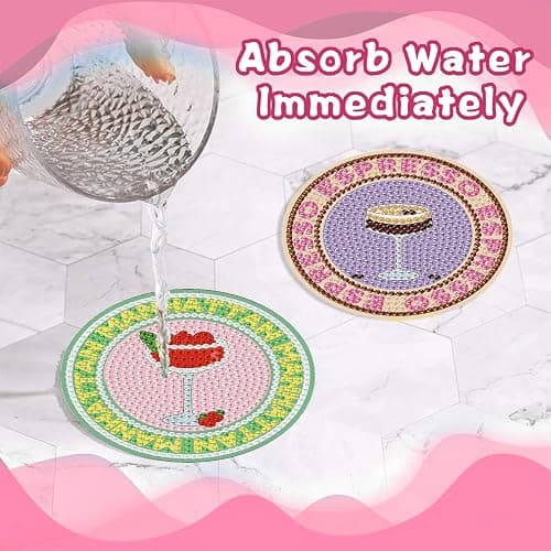 Diamond dot coasters thumbnail 4
