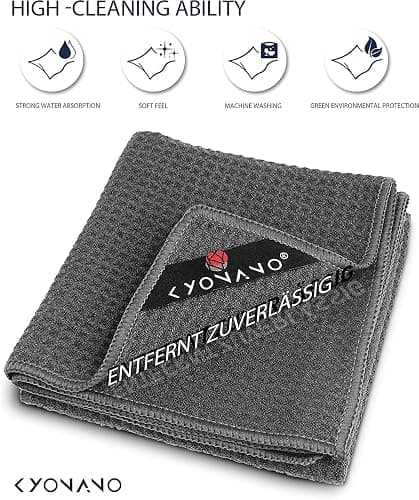 KYONANO Espresso Accessories, Barista Micro Cleaning Towels 4 Pack - Perfect Coffee & Espresso Machine Cleaning - Steam Wand Towels, 30 x 30cm thumbnail 3