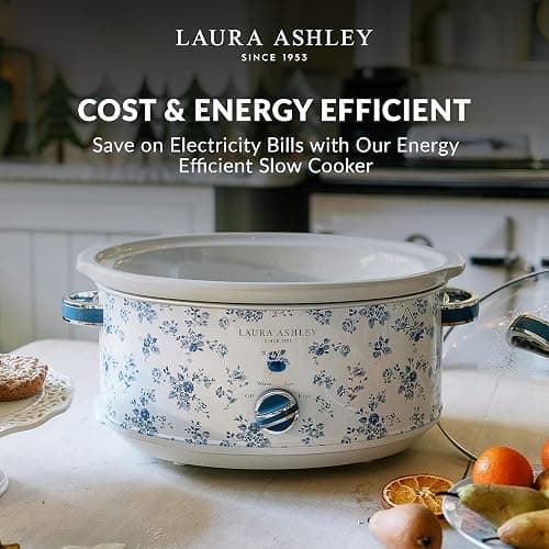 VQ- Laura Ashley 6.8 Quart Slow Cooker - China Rose thumbnail 2