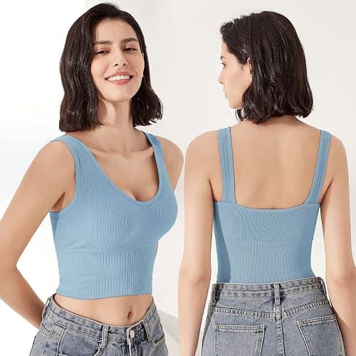 4 Pieces Comfy Crop Top Yoga thumbnail 4