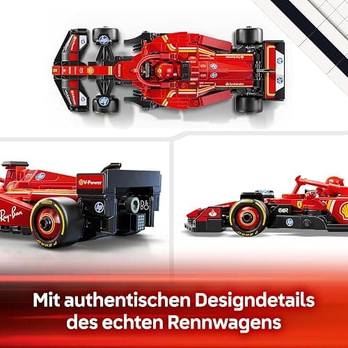 LEGO Speed Champions Ferrari SF-24 F1 Rennauto - Spielzeug mit Formel 1 Minifigur - Rennwagen Bauset - Geschenk zu Weihnachten für Kinder ab 10 Jahren oder Erwachsene Motorsportfans - 77242 thumbnail 7