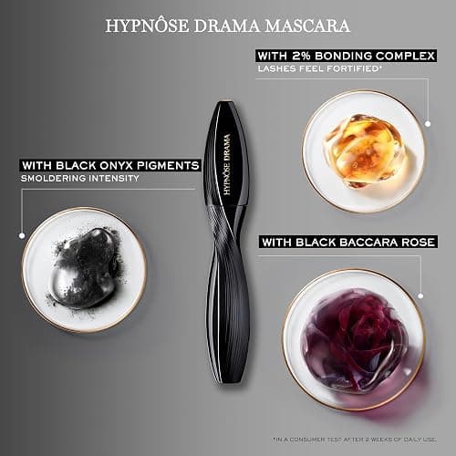 Lancôme Hypnôse Drama Extreme Volumizing Waterproof Mascara - Up to 17x More Volume - Up to 48 HR Wear- Lengthening & Volumizing - Dramatic Lash Look - Ultra Black - Suitable for Sensitive Eyes thumbnail 6