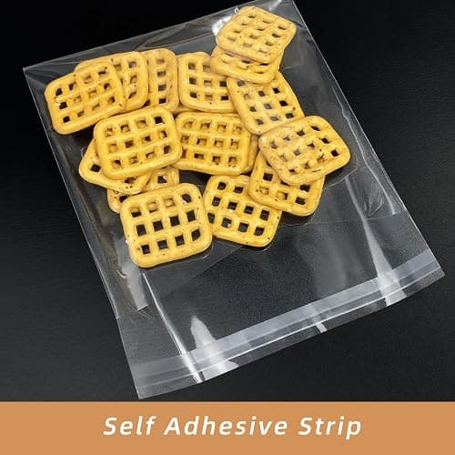 5x5 Inch Cookie Bags, 120 Pcs Clear Self Sealing Cellophane Treat Bags for Candy, Jewelry, Gift Wrapping, Party Favors, Crafts, Cookie Wrappers Self Adhesive thumbnail 5
