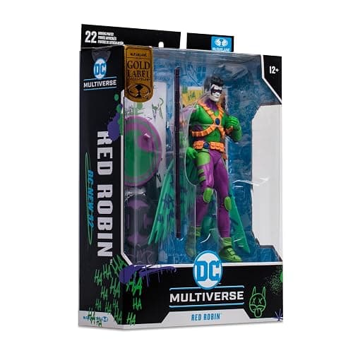 McFarlane Toys - DC Multiverse Red Robin (Jokerized) Gold Label, 7in Action Figure thumbnail 12