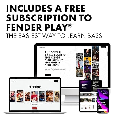 Fender Squier Debut Series Precision Bass Guitar, Beginner Guitar, with 2-Year Warranty, Includes Free Lessons, Black with Matte Finish - Guitar Only - Black thumbnail 5
