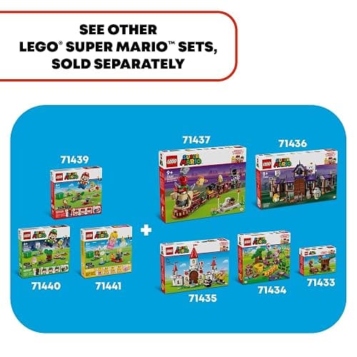 LEGO Super Mario Adventures with Interactive Mario, Bowser Jr.’s Clown Car Playset Vehicle, Yoshi Toy, Mario Playset, Nintendo Toy Gift for Boys, Girls and Gamers Ages 6 and Up, 71439 thumbnail 6