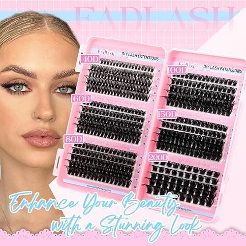 FADLASH 470pcs 0.07mm D Curl 10-18mm 40-60-80-100-150-200D Fluffy Lash Kit thumbnail 8