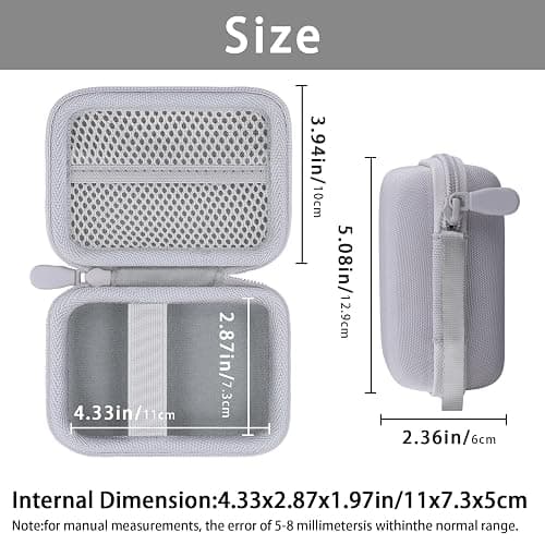 khanka Hard Travel Case Replacement for Kodak PIXPRO FZ55/FZ45/FZ43 Digital Camera,Case Only. (White) thumbnail 4
