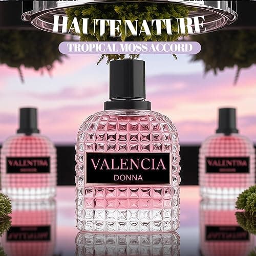 A CENTER 4PCS Perfume Set for Women - Floral Fragrance Gift Set with Vanilla,Sweet Fruity, Eau De Parfume| 3.4 Fl Oz Each(Valentine Milano,Valentine Pink,Valuable,Valencia Donna) thumbnail 4
