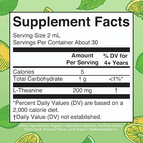 MaryRuth's L Theanine 200mg Liquid Drops for Adults & Kids, 30 Servings | Mood Support, Focus Supplement, Natural Sleep Support, Vegan, Non-GMO thumbnail 2