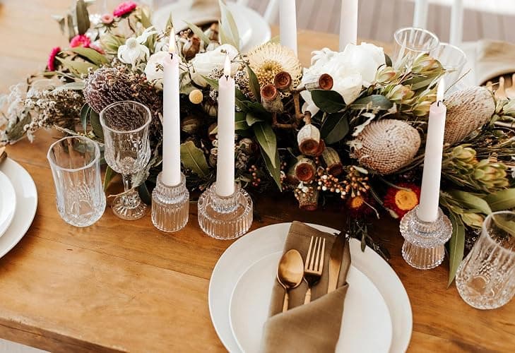 Vixdonos Glass Candlestick Holders Tealight Candle Holders for Table Centerpieces, Wedding Decor and Dinner Party (3 Pcs, Clear) thumbnail 5