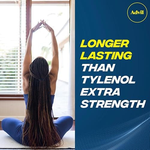 Advil Pain Reliever and Fever Reducer, Pain Relief Medicine with Ibuprofen 200mg for Headache, Backache, Menstrual Pain and Joint Pain Relief - 300+24 Coated Tablets thumbnail 3