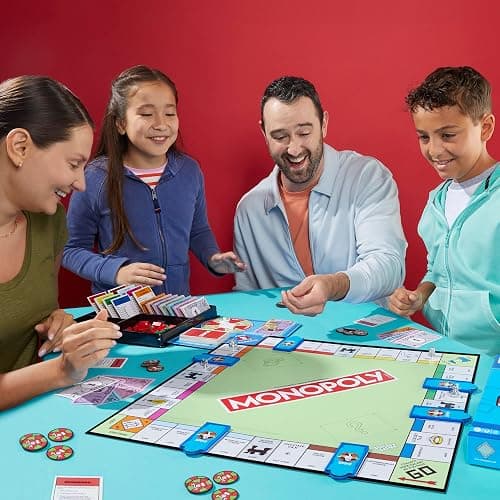 Monopoly Free Parking Jackpot Expansion | Add More Fun to Classic Monopoly Game and Play Faster | Ages 8+ | 2-6 Players | 40 Mins. | Family Board Games | Kids thumbnail 13