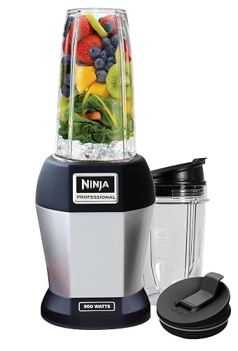Ninja BL450C, Nutri Pro Personal Blender For Juices, Shakes & Smoothies, 18 and 24 Oz cups, Black/Silver, 900W (Canadian Version) thumbnail 2