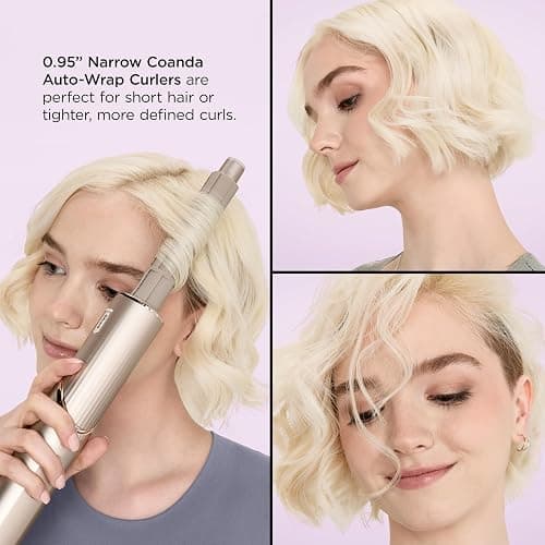 Shark HD430 FlexStyle Air Styling & Drying System, Powerful Hair Dryer Brush & Multi-Styler with Auto-Wrap Curlers, Paddle Brush, Oval Brush, Concentrator Attachment, Stone thumbnail 11