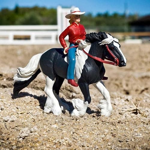 Safari Ltd. Audrey on Streaming Light Toy Set - Lifelike Horse Rider Figurine -Educational Toy for Boys, Girls, and Kids Ages 3+ thumbnail 2