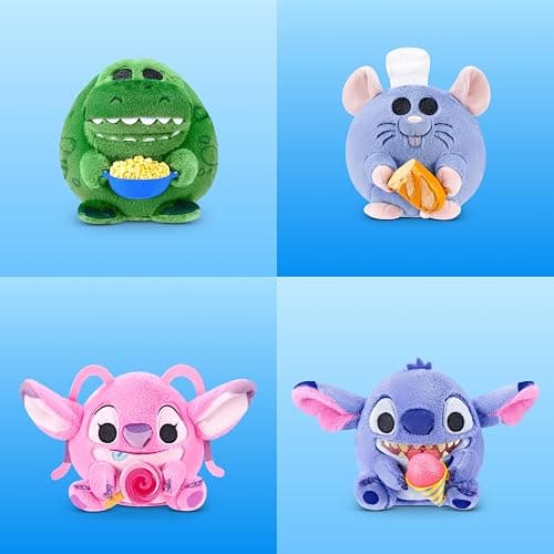 Snackles Disney 5-Inch Plush Toy 2 Pack by ZURU – Ultra-Soft Mini Stuffed Animal with Snack Accessory, Collectible Cuddly Plush for Kids, Tweens, and Disney Fans Ages 3+ thumbnail 5