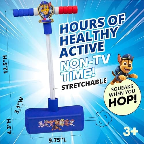 Flybar My First Foam Pogo Jumper for Kids Fun and Safe Pogo Stick for Toddlers, Durable Foam and Bungee Jumper for Ages 3 and up, Supports up to 250lbs thumbnail 4