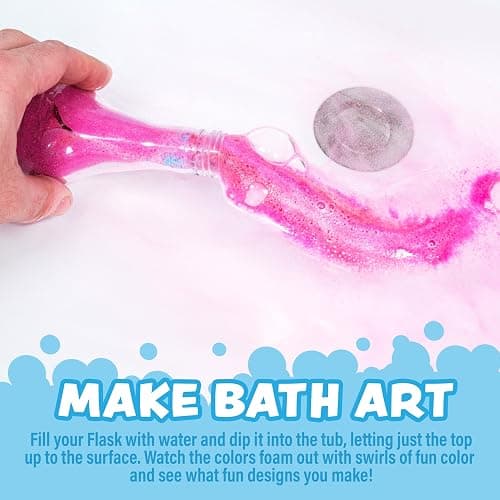 Tub Works® Kids Bath Bomb Potion™ Bath Toy, Variety 6 Pack | Nontoxic | Fizzes, Foams & Bubbles with an Eruption of Color | Interactive Bath Bombs | Fun Science Toddler Bath Toys thumbnail 8