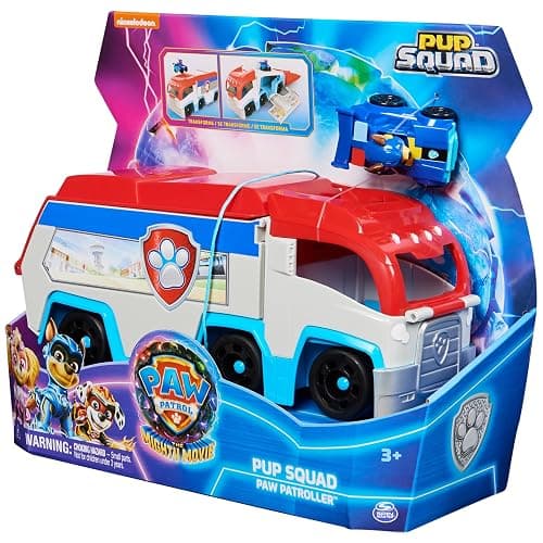 PAW Patrol: The Mighty Movie, Pup Squad Patroller Toy Truck, with Collectible Mighty Pups Chase Pup Squad Toy Car, Kids Toys for Boys & Girls Ages 3+ thumbnail 9