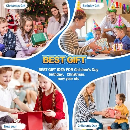2 Set Electric Splatter Blaster Toy, Outdoor Team Games, Christmas, Halloween, Birthday, New Year Gift for Ages 14+ (Red+Blue) thumbnail 6