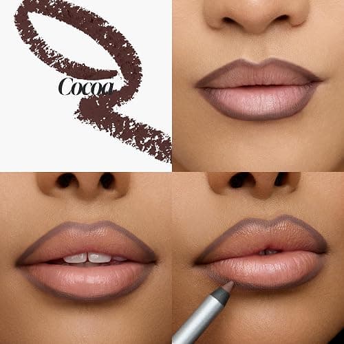 Wonderskin Lipliner Pencil - 360 Contour Lipliner, Long Lasting, Sharpenable Lip Pencil, Waterproof and Transfer-Proof Nude Lip Liner (Cocoa) thumbnail 2