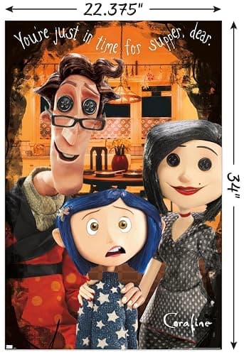 Coraline - Other Family Wall Poster, 34L" x 22.4W", Unframed Version thumbnail 3