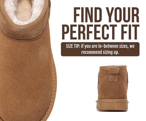 Project Cloud 100% Genuine Leather Comfortable Womens Ankle Boots | Water Resistant Memory Foam Insole Winter Shoes - Trendy Footwear Outdoor Fall Shoes for Women - Winter Boots for Women thumbnail 6