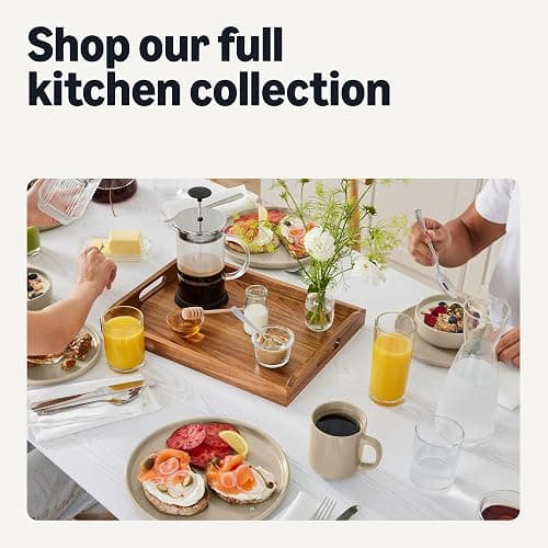 Amazon Basics Ceramic Coffee Mugs, 4-Piece Set, 473ml, Microwave and Dishwasher-Safe, Linen Gray thumbnail 6