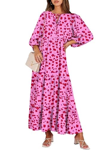 ANRABESS Boho Maxi Dresses Long Dress - Image 1