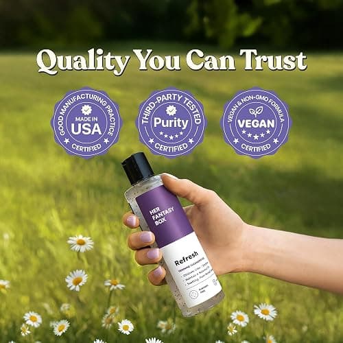 Her Fantasy Box | Refresh pH Balancing Shower Gel - Natural Feminine Hygiene Solution for Gentle Cleansing, Odor Control, and Skin Nourishment - pH-Balanced Formula for All Skin Types (8 oz) thumbnail 6