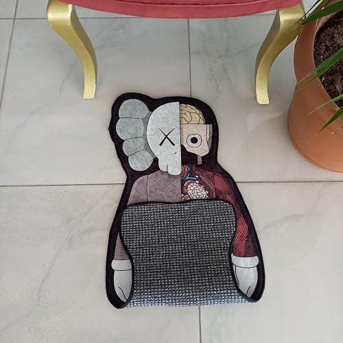 Rugendary Sneaker Rug Popular Hypebeast Room Decor Unique Design Sneakerhead Carpet Nonslip Backing Street Art Mat Machine Washable Cool Rug 1.3x3 ft thumbnail 3