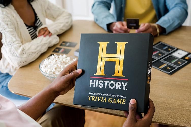 HISTORY Channel Trivia Game - 2000+ General Knowledge Questions - Christmas Stocking Stuffers Gift for Adults, Family in The Pursuit of Trivial Knowledge - Super Trivia for Board & Card Games Night thumbnail 7
