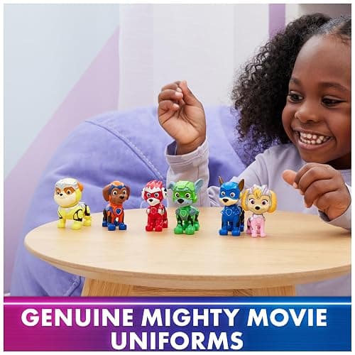 Paw Patrol: The Mighty Movie, Toy Figures Gift Pack, with 6 Collectible Action Figures, Kids Toys for Boys and Girls Ages 3 and up thumbnail 7