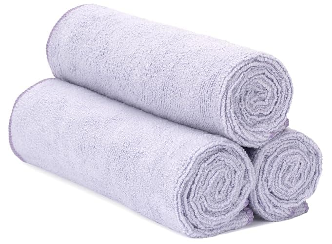 S&T INC. Microfiber Gym Towels, Yoga Towel for Home and Gym Bag, 16 Inch x 27 Inch, 3 Pack - Image 1
