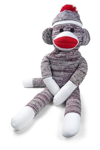 Pennington Bear Company The Original Sock Monkey, Hand-Knit, Plush Material, 20" inch - Image 1