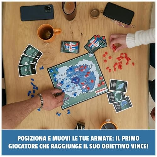 EDITRICE GIOCHI, Risiko! Antartide, Gioco di Strategia, 2 Giochi in Scatola in 1 per Sfide tra Amici e in Famiglia, Giochi da Tavolo per Adulti e Bambini, Espansione di Risiko e Gioco Singolo, 8+ Anni | 42 Territori, Due Modalità Di Gioco, Espansione Del Gioco Originale, Settimo Continente, Pensiero Logico thumbnail 6