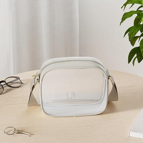 KETIEE Clear Crossbody Bag, Stadium Approved Clear Purse Bag for Concerts Sports Events Festivals thumbnail 3