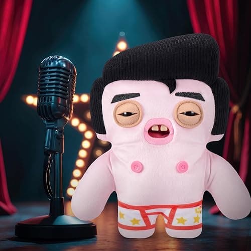 Fuggler Fugg Stars 9-Inch Plush Toy (Greazee) by ZURU – Funny Ugly Monster Stuffed Animal with Human-Like Teeth, Collectible Plush for Kids, Tweens, Teens, Adults & Plush Fans thumbnail 2